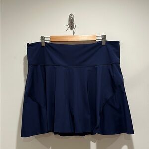 Athleta Ace Navy Blue Athletic Skort Size XXL